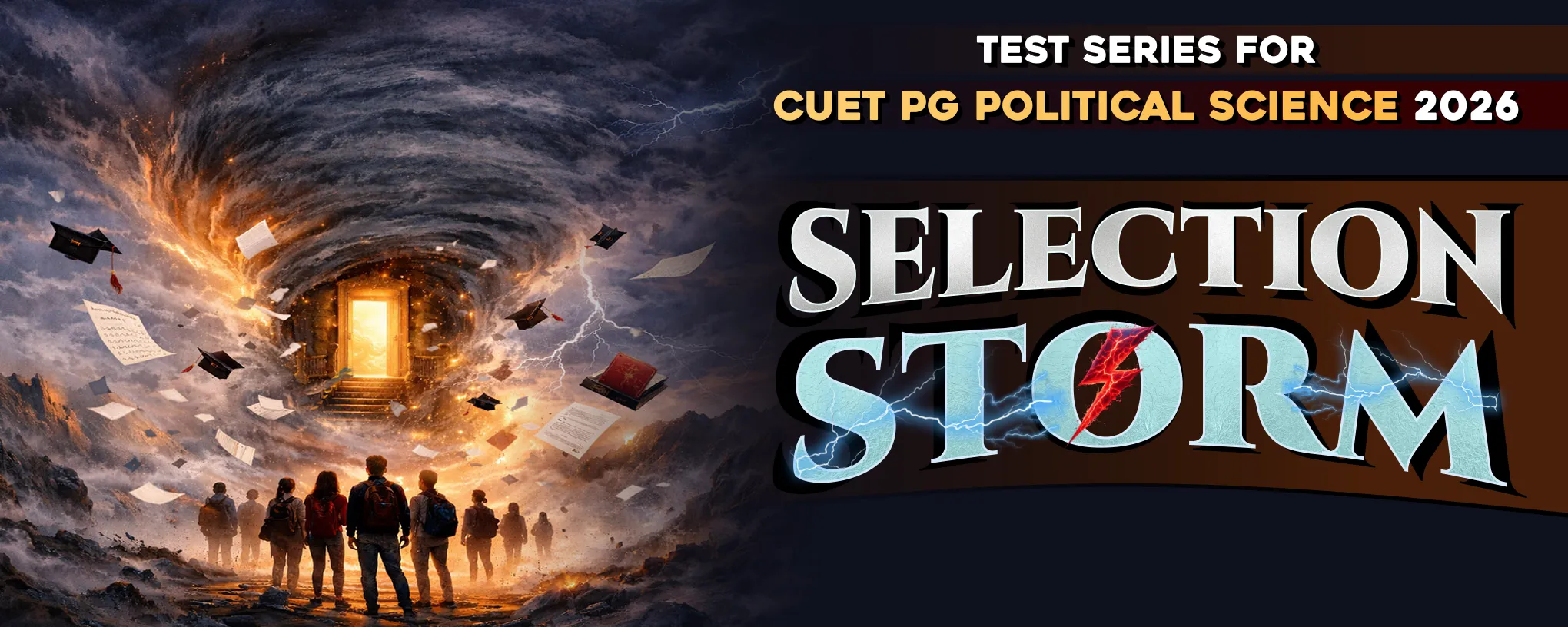 SELECTION STORM 2026 – CUET PG Political Science Test Series