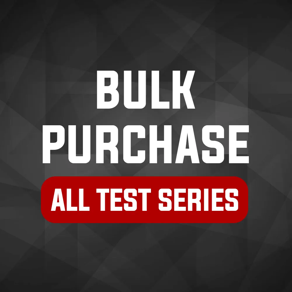 Bulk Package of All Test Series: Save Rs.200