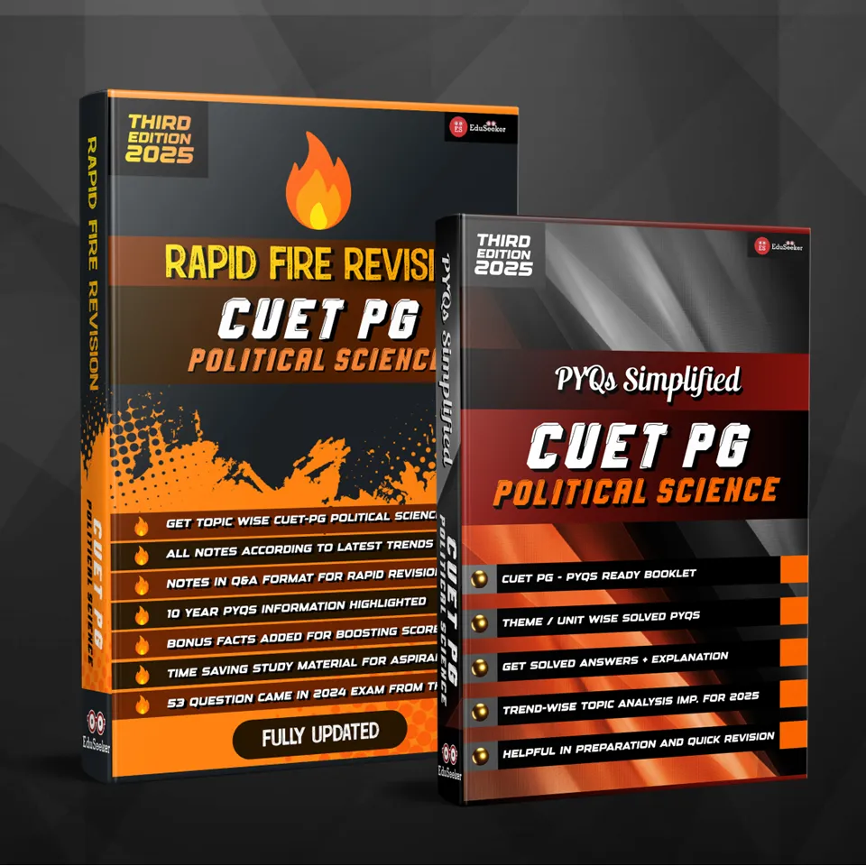 CUET PG Pol Sc Rapid Fire and PYQs Ebooks