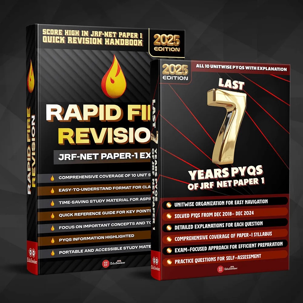 NET Paper-1 Rapid Fire + PYQs Ebooks Combo