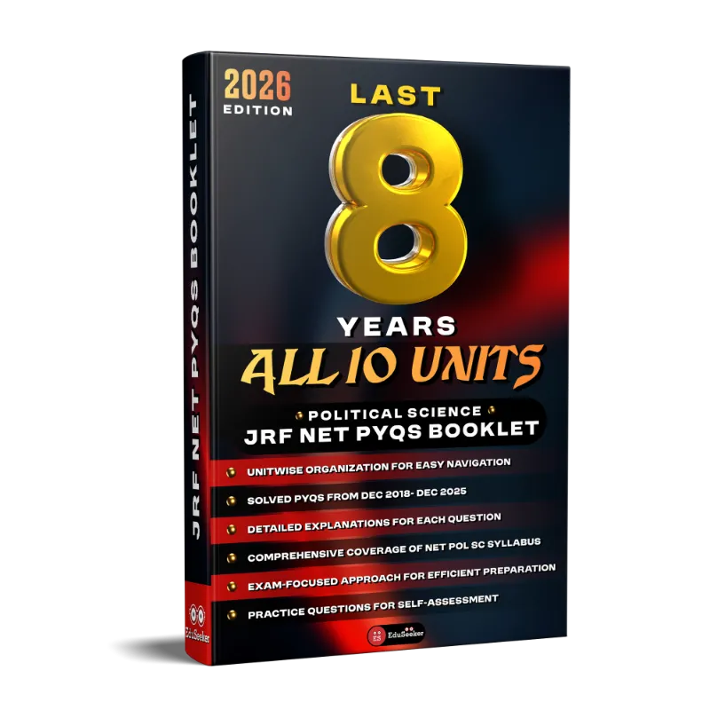 JRF-NET Political Science All 10 Units PYQs Booklet in English