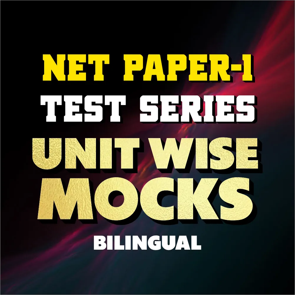 NET Paper-1 Unit Wise Mock Tests